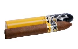 Cohiba Pirámides Extra Tube mit Zigarre