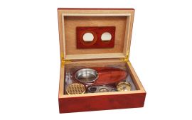 Passatore 25er Humidor Set Rosewood 