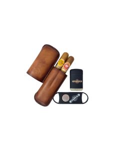 zigarre.de Kuba-Special-Sampler mit Etui, Jetflame und Cutter