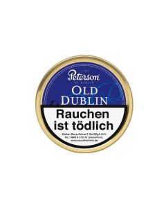 Peterson Old Dublin Pfeifentabak Dose geschlossen